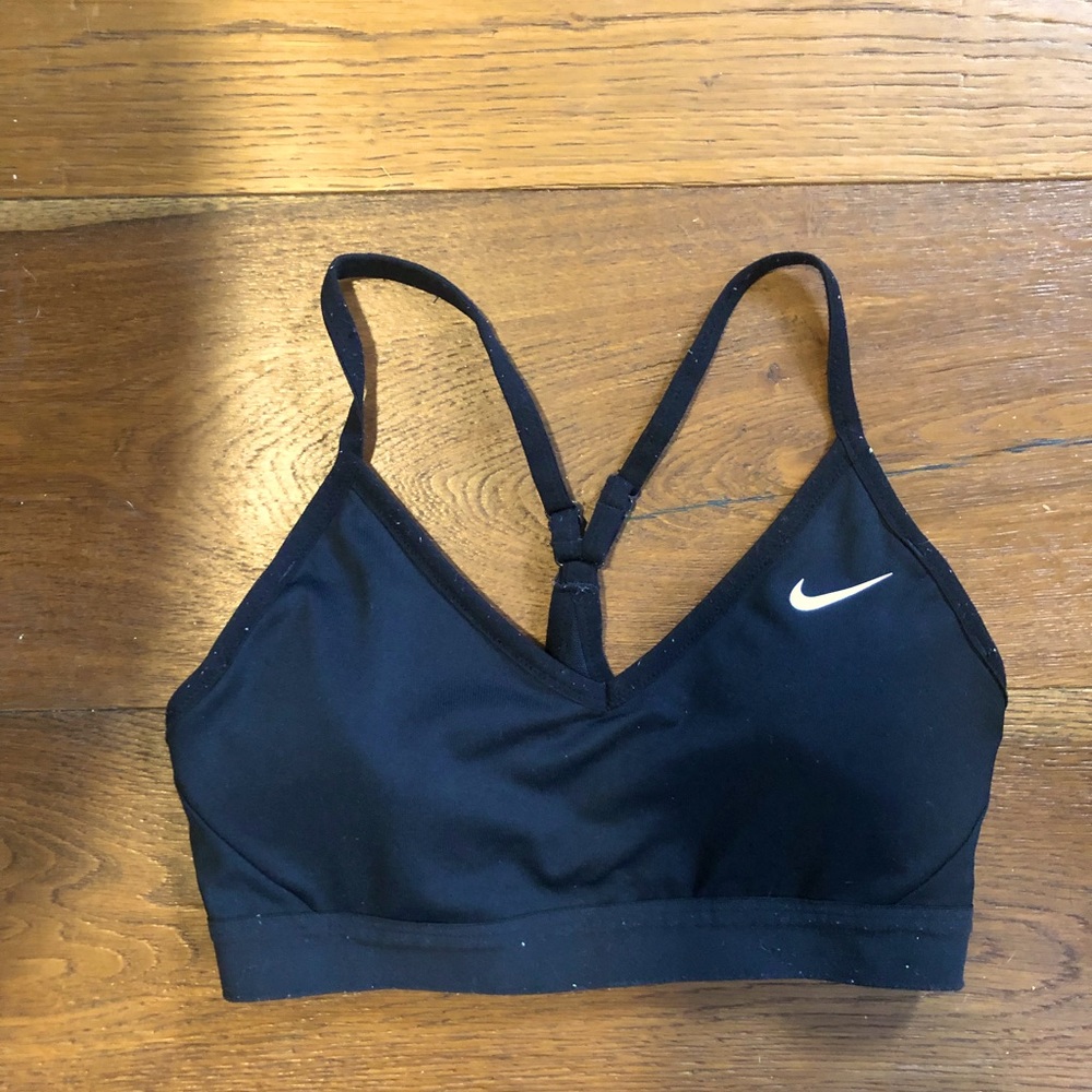 Nike Black Mesh Sports Bra